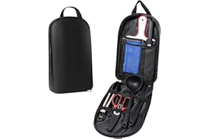 Bakecat Camping Cooking Utensils Set, 9Pcs Camping Kitchen Utensils Organizer Travel Set, Black (Upgrade-Silicone)