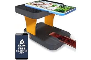 KLIM K2 Mobile Film Scanner 35mm - Positive & Negative Conversion - Photo Scanner - Essential 35mm Film Developing Kit for Home Use