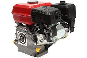 7,5 hk bensinmotor, 4-takts 212 CC motor med oljelarmfunktion, 4 000 W 3 600 rpm luftkylning minimotor bensin för vattenpumpar, generatorer, gokarts, 36,2 x 31,3 x 33 cm