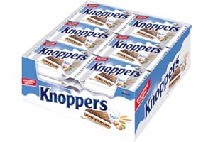 Knoppers (24x25g) - Barquillos rellenos con crema de leche y crema de avellanas