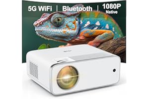 ARTLII Videoprojecteur WiFi Bluetooth Natif, Retroprojecteur WiFi, Projecteur 6 Ans Duree Compatible avec TV Stick, iOS, Android (Version 2023), hdmi