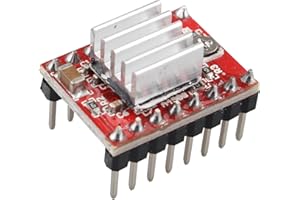HALJIA 3d impresora A4988 StepStick Reprap para Arduino Módulo de controlador de motor paso a paso con disipador de calor