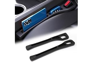 Kunaxku Lot de 2 boîtes de rangement universelles pour sièges de voiture, empêche la chute d'objets pour siège de voiture (noir)