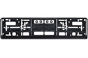 ‎AUTDER KFZ Kennzeichenhalter / Kennzeichenhalterung / Kennzeichenverstärker mit Click-Leiste