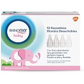 Rhinomer Baby Narhinel Confort, Recambios Aspirador Nasal, 10 Unidades | Recambios blandos desechables, con filtro absorbente