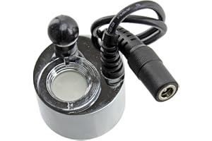 SPARES2GO Opti-Myst Heater Glass Disk Transducer Compatible with Dimplex Ultransmit Electric Wall Fire