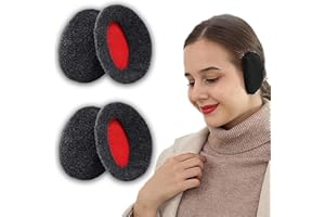 MOAZIFI 2 Paar Polar-Fleece Ohrenwärmer - Ohrenschützer für Damen und Herren, Verdickte Warme Ohrenschützer Winter