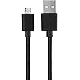 FLiX (Beetel) USB to Micro USB Textured Pattern Data Sync & 2A Fast Charging Cable, Made in India, 480Mbps Data Sync, Tough Cable, 1 Meter Long USB Cable for Micro USB Devices (Black)(XCD-M102)
