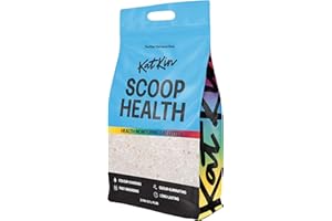 KatKin Scoop Health Litter (2.7kg/6.7L bag): Health-Monitoring Colour-Changing Cat Litter Made With Odour-Eliminating, Fast-Absorbing, Long-Lasting Silica Crystals – For Kitten and Cat Litter Trays