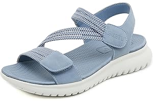 Meik Mangni Sandales Sport Femme Mode de Randonnée été Bout Ouvert Confortables Chaussures de Plage 35-42 EU