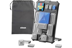 GIIKER Super Slide Puzzle Games, Plus de 500 défis Originaux, Casse-tête, Jouets pour Enfants et Adolescents, Jeux de Voyage, Cadeaux d'anniversaire, activités pour Les Voyages en Voiture