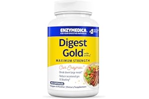 ENZYMEDICA - Digest Gold (45 Capsules) | Digestive Enzyme Supplement | Digestive Enzyme Blend with ATPro for Maximum Support, Nutrient Supplement, Gut Health Supplement, Vegan, Dairy Free