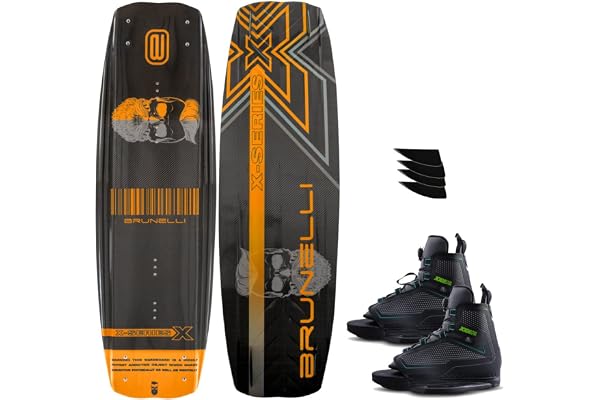 Brunelli Wakeboard Set av kolfiber med Jobe Maze fästning 138 cm