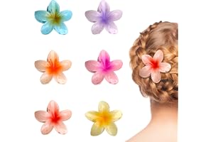 Set di artigli per capelli per ragazze da 8 pezzi con fiocco a