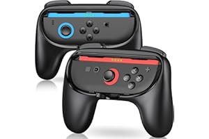 HASACOOL Switch 2 Zubehör für Nintendo, 2x Schwarz Switch 2 Grip - Ergonomisches Design, Switch Griffe mit Rutschfester Oberfläche, Switch 2 Accessories für Switch 2 Konsole