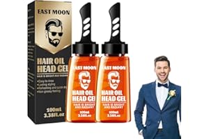 ZQTWJ 2 In 1 Hair Wax Gel With Comb,Long Lasting Men'S Hair Styling Gel Tool Hair Wax,2022NEW Hair Setting Gel with Dip Comb Men Care Styling Wax Solution 100ml/pc, Styling Products, Hair Sprays (2 PC)