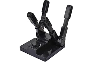 ADJASO Portable Electric Shoes Boots Dryer and Warmer for Work Boots - with Folding Adjustable Rack, Automatic Shut-Off Control Timer, Black