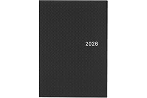 ほぼ日 Hobonichi Techo HON A5 2026 – Paper Series: Black Gingham (angielski, styczniowy terminarz startowy)