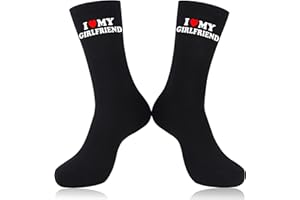 Belloxis Mens Socks 9-11 Multipack Funny Funky Fun Socks Calf Socks Dress Cotton Socks Gifts for Dad Gifts for Him