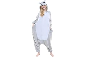 VENASTER Cosplay Adulte Pyjamas Unisexe Onesies Deguisement Animaux Grenouillères Romper Pajamas Vêtements de Nuit Carnaval Costumes Siamois
