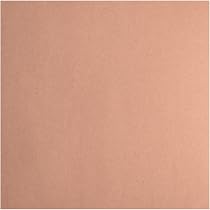 Papier Cartonné Florence Brun Brique 216g - 20 Feuilles 30,5x30,5cm | Scrapbooking & Craft Lisse
