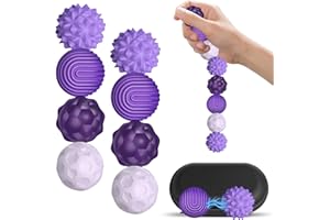 TOGETDREAM 8 Stück Magnetische Fidget Toys, Magnetkugeln Stressball Silikon, Magnetkugeln Stressball Silikon Sensorik Spielzeug für Stress für Angst Stressabbau, Haptische Dekompression