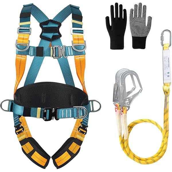 Kratos Valbeveiliging Harnas - Complete Set - Valstopblok 2.50 meter