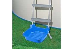 Hailerio Pieds Piscine - Plateau Pieds pour Piscine Pieds pour Échelle Piscine Pédiluve pour Échelle Piscine Accessoires Piscine pour Bassin Bain Pieds pour Échelles Piscine