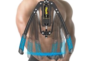 Longziming, doppia molla Power Twister, barra per esercizi con braccio Twister, pressione idraulica regolabile, 10200 kg, macchina per allenamento muscolare, per uomini e donne a casa, per esercizi