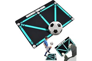 Jadyon Tappeto Allenamento Calcio, Tappetino da Calcio per Allenamento, Tappetino Calcio Allenamenti Dribbling, Tappetino da Allenamento per Passi da Calcio, Allenamento Calcio per Bambini.