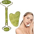 Eastrise Jade Roller and Gua Sha Set for Face and Gua Sha Stone Skin Care - Discover The Secret to Ageless Beauty with Our Luxurious Jade Gua Sha Set (2 PCS)