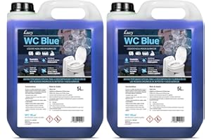 LUCCY WC Blue 10 Litros - Aditivo para Aguas Negras - Líquido para Depósito de Residuos Sanitary Fluid WC Químico