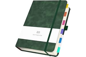 Yarotm Carnet de Notes à Lignes - B5 360 Pages en Papier de 100 g/m², Journal D’écriture, Couverture en Cuir Rigide pour Le Bureau ou l’école - Notebook B5