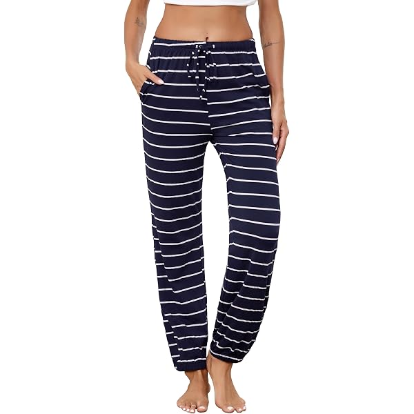 Minetom Pantaloni Donna Vita Alta Casual con Coulisse Yoga Pilates