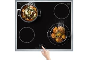 KitchenRaku Traslucido Protezione Piano Induzione 61x53cm, Antiscivolo Tappetino Protettivo Per Copri Piano Cottura a Induzione