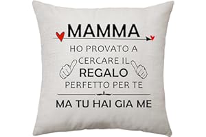 Aconesong Mum Gift Cushion Cover - Gifts from Daughter Son for Birthday, Mother's Day, Christmas