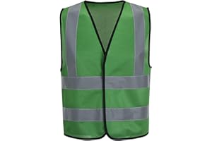 AYKRM Gilet di Sicurezza Tecnica da Lavoro Antinfortunistici Alta visibilità Colori Multipli