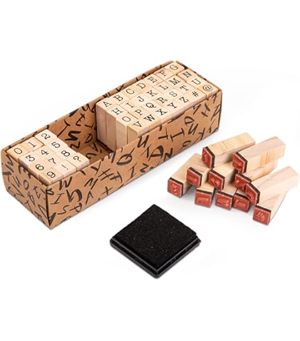 Shachihata GRN-SG Stamp With Handle, Rubber Stamp, Connecting Type, Number Set, Gothic Body, First Issue, Stamp Face 0.6 X 0.4 Inches (15.1 X 11.7 Mm - View #9