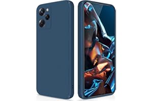 GiiYoon Funda para Xiaomi Poco X5 Pro 5G, Case de Silicona Suave de TPU Carcasa Protector de Goma Fexible Prueba Liviano y a Delgado de Golpes Antirrayas para Teléfono Xiaomi Poco X5 Pro 5G (Azul)
