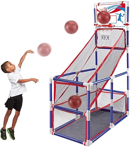 Folding Arcade Basketball Coin Operated Basketball Shooting