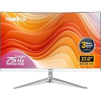 Frontech 27 Inch Monitor FRONTECH Gaming 27 Inch Curved LED Monitor| Refresh Rate 100Hz, VA ...