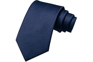 SUJIBHI Men Tie Classic Men's Solid Satin Neck Tie Solid Color Formal Neckties with Multiple Colors for Men Business Wedding Party Work Tie,8cm