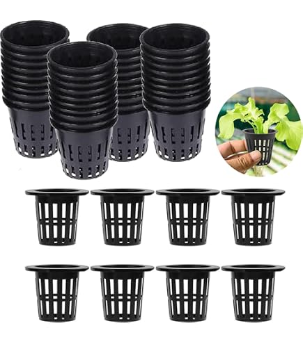 Didiseaon 30 Stück Blumentopf-Netzeinsätze – Kegelförmige Drainage-Pads Für Blumentöpfe, Ideal Für Hydroponik & Bonsai