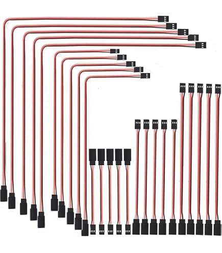 5 Pezzi Cavo Y Sdoppiatore Per Servo JR/Spektrum/Hitec/Futaba - Compatibile Con Modellismo RC