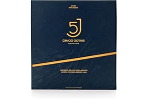 5J CINCO JOTAS DE BELLOTA 100% IBERICO JABUGO 1879 CINCOJOTAS Jamón De Bellota 100% Ibérico Cinco Jotas Loncheado, 1 sobre de 80gr