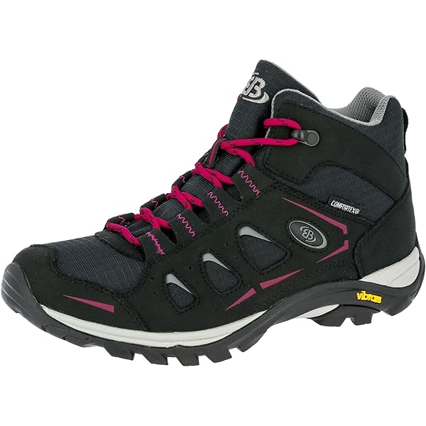 Brütting Mount Shasta Kids Hi uniseks-kind trekking- & wandellaarzen, Blau (Marine/Lemon Marine/Lemon), 34 EU