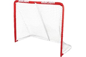 Bauer Junior REC Steel Goal, 48 x 37-Inch, Red