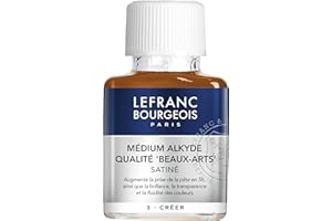 Lefranc Bourgeois Malmittel und Sikkative, Ölfarbe, transparent, 75ml Flasche