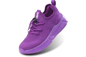 DAMYUAN Zapatillas Niños Niñas Deportivas Running Tenis Casual Trekking Calzado Transpirable Zapatos de Correr Caminando Senderismo Seguridad Plataforma Sneakers Antideslizante Entrenadores Bambas