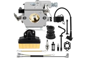 Carbhub Carburetor for Stihl 021 023 025 MS210 MS230 MS250 Chainsaw Carb with 1123 160 1650 Air Filter Ignition Coil Fuel Line Tune Up Kit Replace Walbro WT286